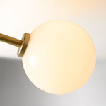 Load image into Gallery viewer, Arden Glass Contemporary 3 Light Ceiling Fixture - Sculptural Multi-Light Fixture for Living Spaces