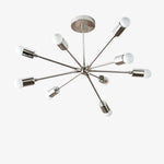 Load image into Gallery viewer, Mobilux Line Mid Century Sputnik Chandelier - Modern Brass Ceiling Light
