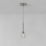 Load image into Gallery viewer, Talvior Faceted Pendant Light – Adjustable Glass Light Fixture
