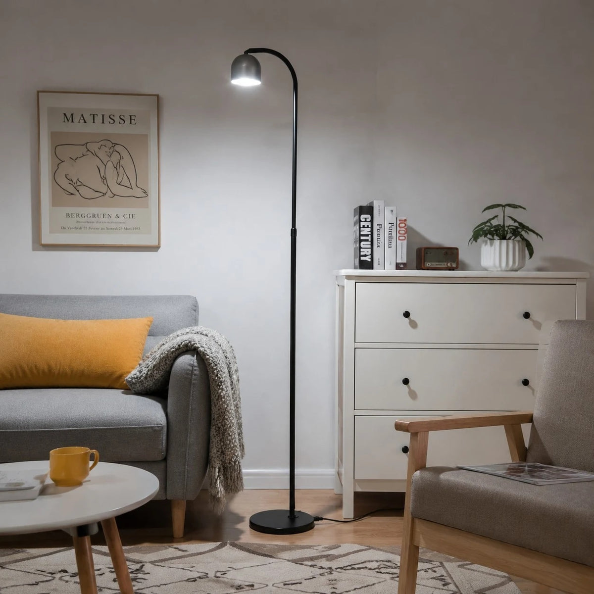 bedroom/living scene
