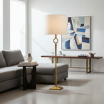 Afbeelding laden in galerijweergave, Trova Smeedijzeren Vloerlamp - Enkelpaal Ontwerp voor Slaapkamer en Kantoorverlichting