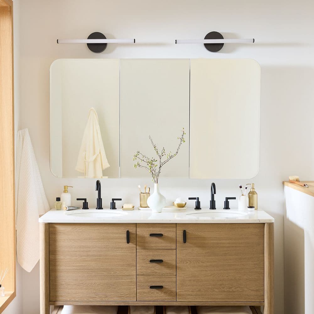 Voro Modern LED Wall Sconce - Metal Bathroom & Hallway Lighting Fixture