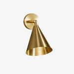 Cargar imagen en el visor de la Galería, Natural Brass wall light finish