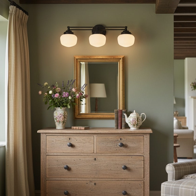 Opalume Multi-head Contemporary Wall Lamp for Mirror & Hallway