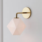 Load image into Gallery viewer, Talvior Geometric Modern Bathroom Sconce - Faceted Shade Light in Luxe Finishes
