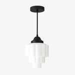 Afbeelding laden in galerijweergave, Geotower glazen hanglamp - elegante woningverlichting
