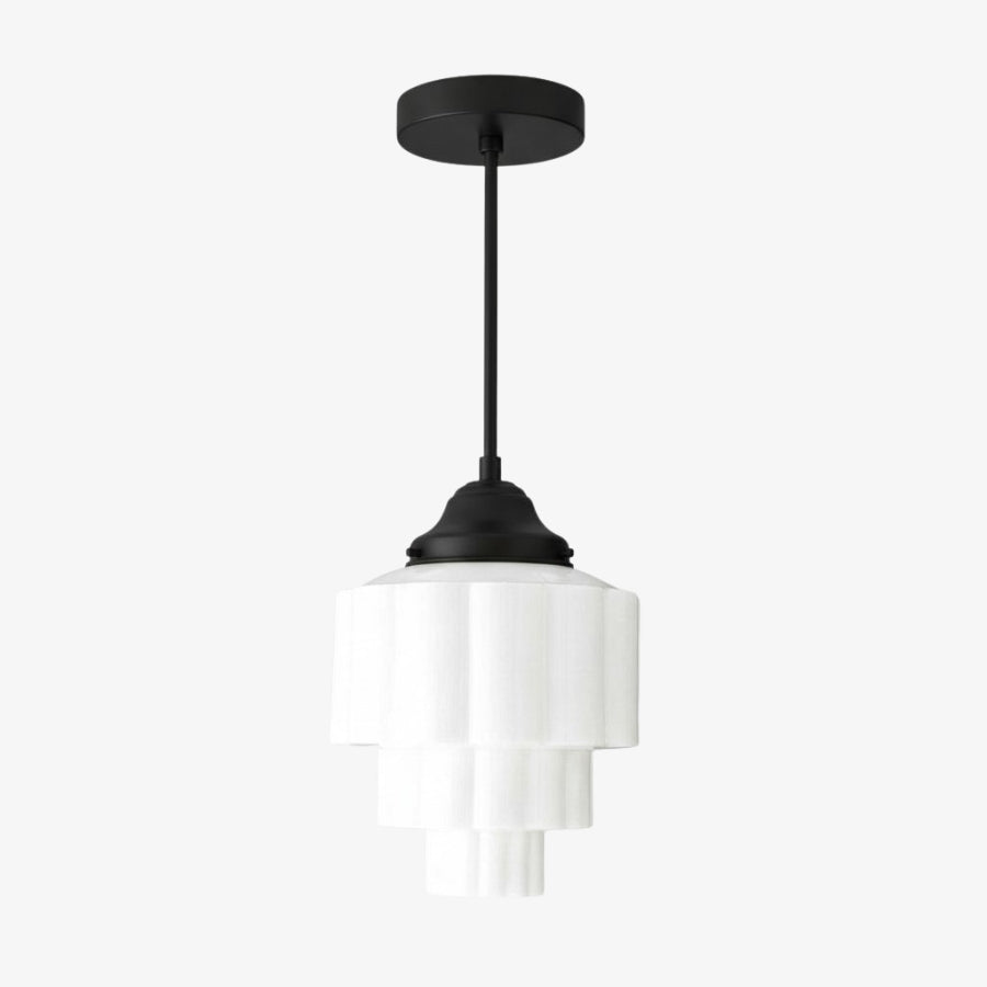 Geotower glazen hanglamp - elegante woningverlichting