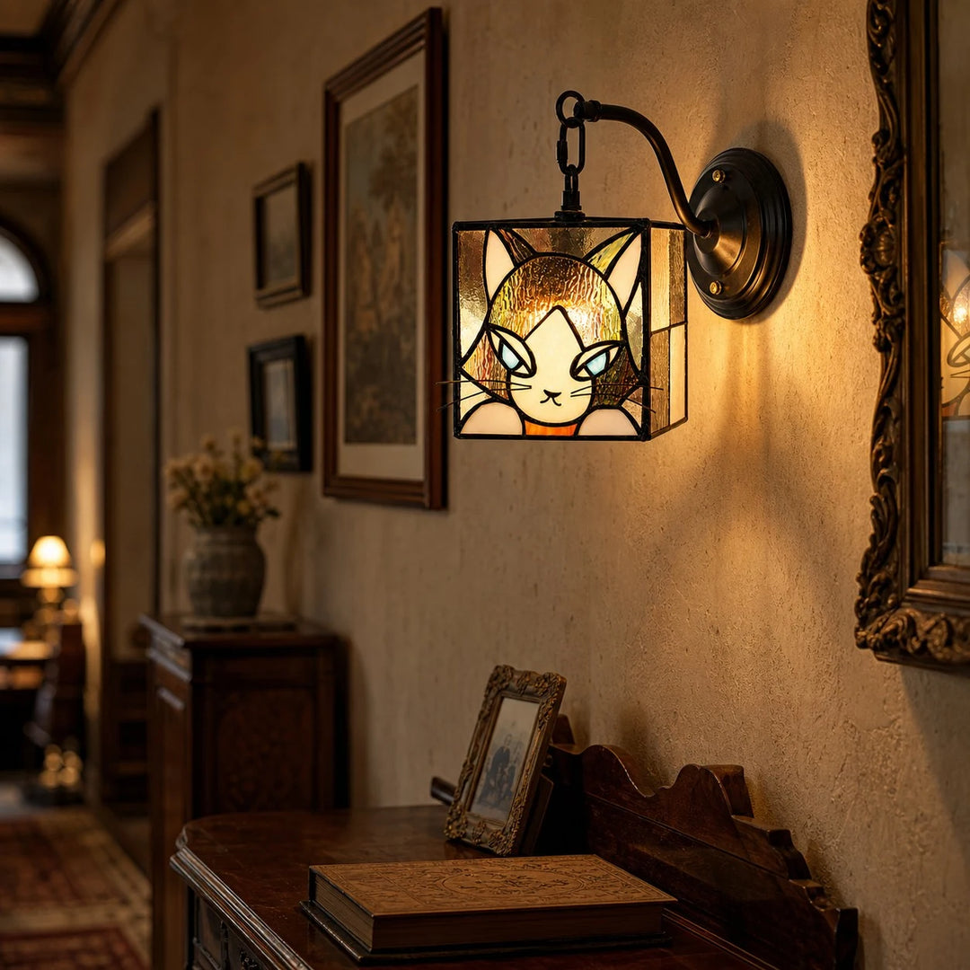 Cafe or hallway accent scene