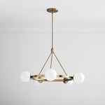 Load image into Gallery viewer, Brelia Round Light Chandelier - Modern Globe Chandelier in Stylish Design
