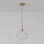 Load image into Gallery viewer, Selvion Sculptural Globe Pendant Light - Modern Glass Pendant Lamp - Sleek Design
