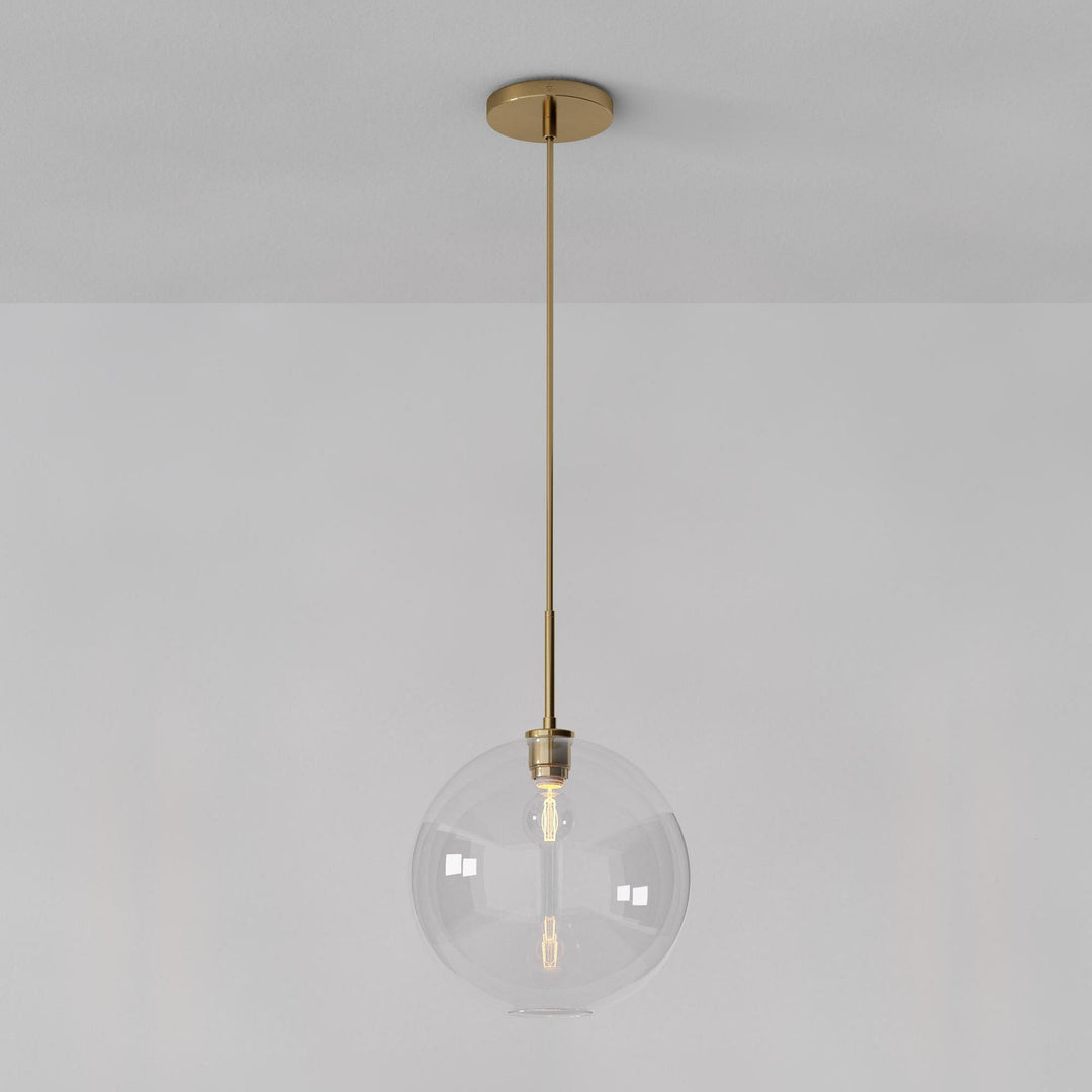 Selvion Sculptural Globe Pendant Light - Modern Glass Pendant Lamp - Sleek Design