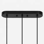 Cargar imagen en el visor de la Galería, Rectangular ceiling canopy and three suspension line detail