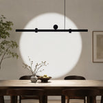 Cargar imagen en el visor de la Galería, Lámpara colgante lineal para comedor con luz de lavado de pared