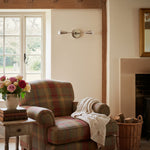 Load image into Gallery viewer, Mobilux Dual-Light Linear Mid-Century Vanity Wall Light for Bathroom &amp; Mirror
