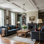 Afbeelding laden in galerijweergave, Novera Art Deco koepel verstelbare hoogte glazen kap hanglamp - Woonkamer