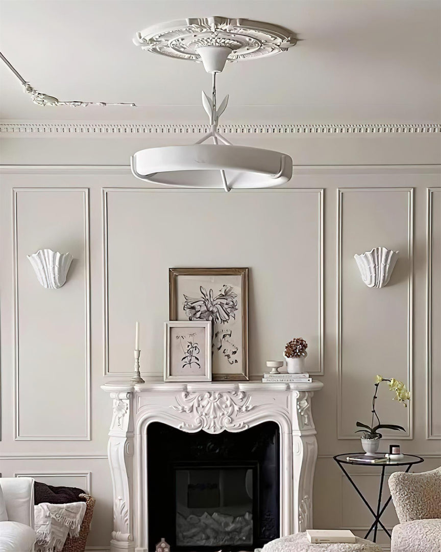 Maris Shell Plaster Wall Lamp