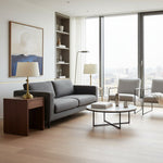 Afbeelding laden in galerijweergave, Nera USB Tafellamp – Verstelbare Hoogte Slanke Metalen Moderne Lamp voor Kantoor en Woonkamer