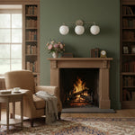 Load image into Gallery viewer, Glorica Glass Wall Sconce - Modern Vintage Vanity Light Fixture
