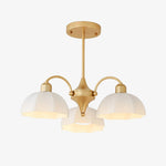 Load image into Gallery viewer, Milk Glass Chandelier
