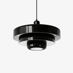 Cargar imagen en el visor de la Galería, Lámpara Colgante de Disco Macaron de Tres Capas Moderna Malero - Iluminación Minimalista de Diseño para Comedor N52