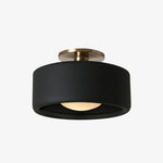 Load image into Gallery viewer, Cerova Modern Porcelain Flush Mount Ceiling Light– Elegant Ivory Shade