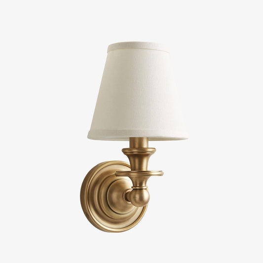 Kalvora Geometric Fabric Wall Lamp for Living Room & Entryway