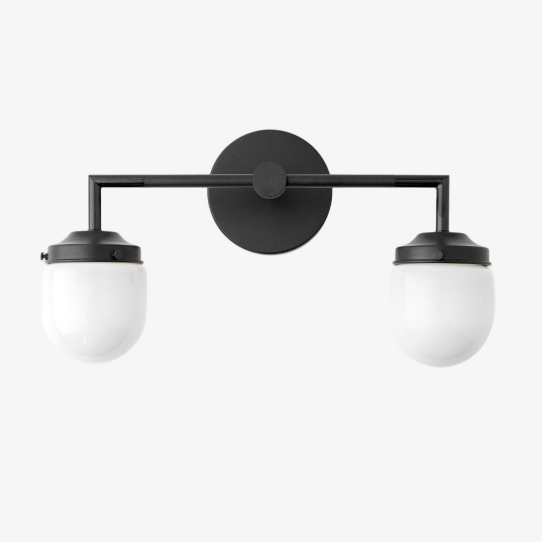 Opalume Globe Shade Modern Vanity Light for Bathroom & Dressing Room