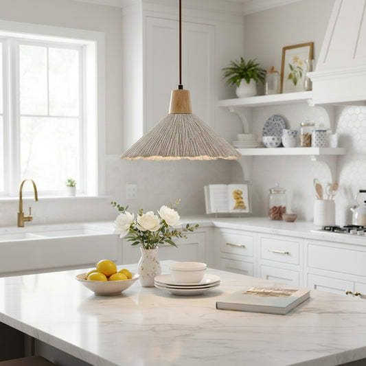Lámpara Colgante Plisada Solaraeon Lámpara Colgante Industrial Moderna para Comedor y Sala