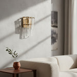 Cargar imagen en el visor de la galería, Aplique de Pared de Vidrio Estiloso Lumvey - Lámpara de Pared de Diseño Moderno para Ambiente en Pasillos