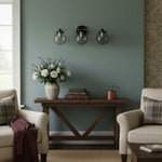 Load image into Gallery viewer, Glorica Glass 3 Shade Globe Vanity Light - Soft Bathroom Light Fixture
