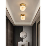 Bild in die Galerieansicht laden, Melange Alabaster Deckenleuchte