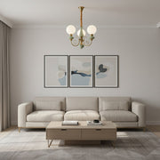 Radiara Kronleuchter - Geschichtetes Stein-Scheiben-Design Moderner Luxusstil für Esszimmer und Wohnbereich