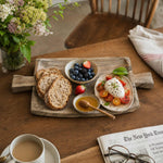 Carica l'immagine nella visualizzazione Galleria, Wooden tray used for breakfast fruit and tabletop styling