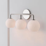 Load image into Gallery viewer, Selvion Artistic Globe Sconce Light - Handcrafted Glass Sculptural Wall Fixture
