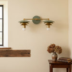 Load image into Gallery viewer, Artivo Layered Brass Vanity Light - Modern Sleek Style Home Bath Accent
