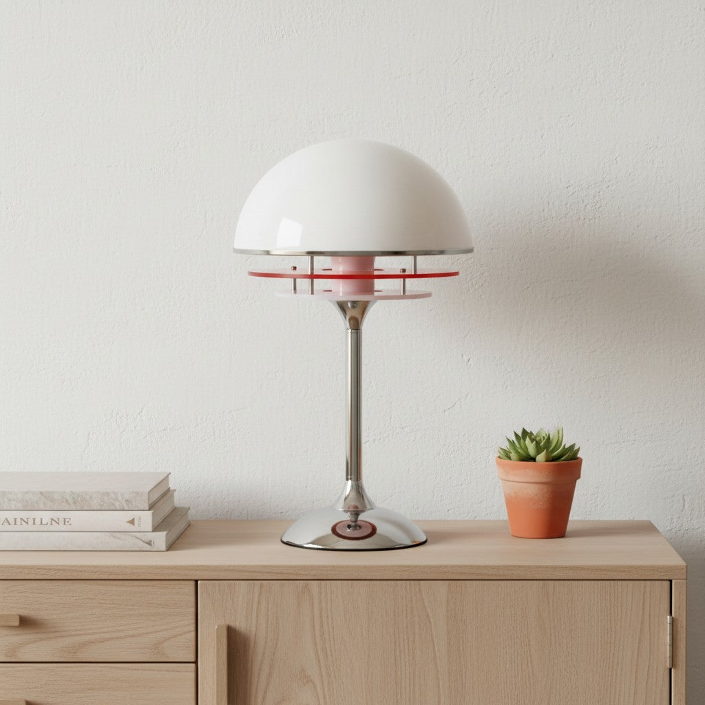 Afterglow Sunset Glow Geometrische Tafellamp – Moderne Sculpturale Stijl voor Bureau, Bedzijde en Woonruimte