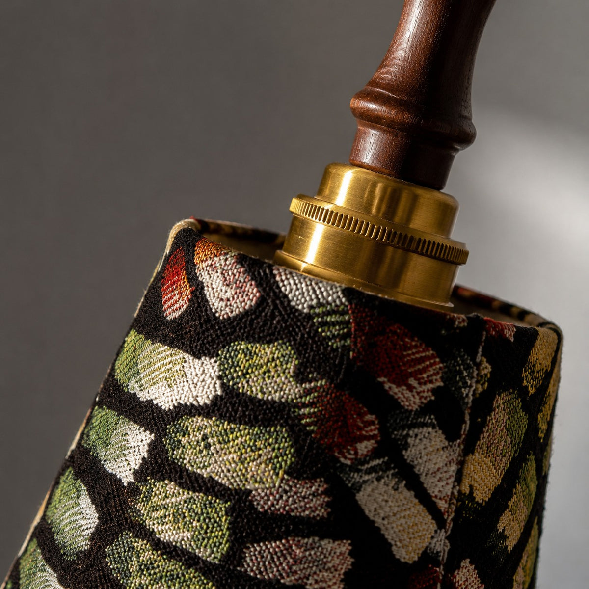Patterned Fabric Fish-Line Pendant Light