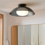 Load image into Gallery viewer, Elorina Flush Mount Glass/Metal Ceiling Light - A Stylish Fixture for Modern Spaces
