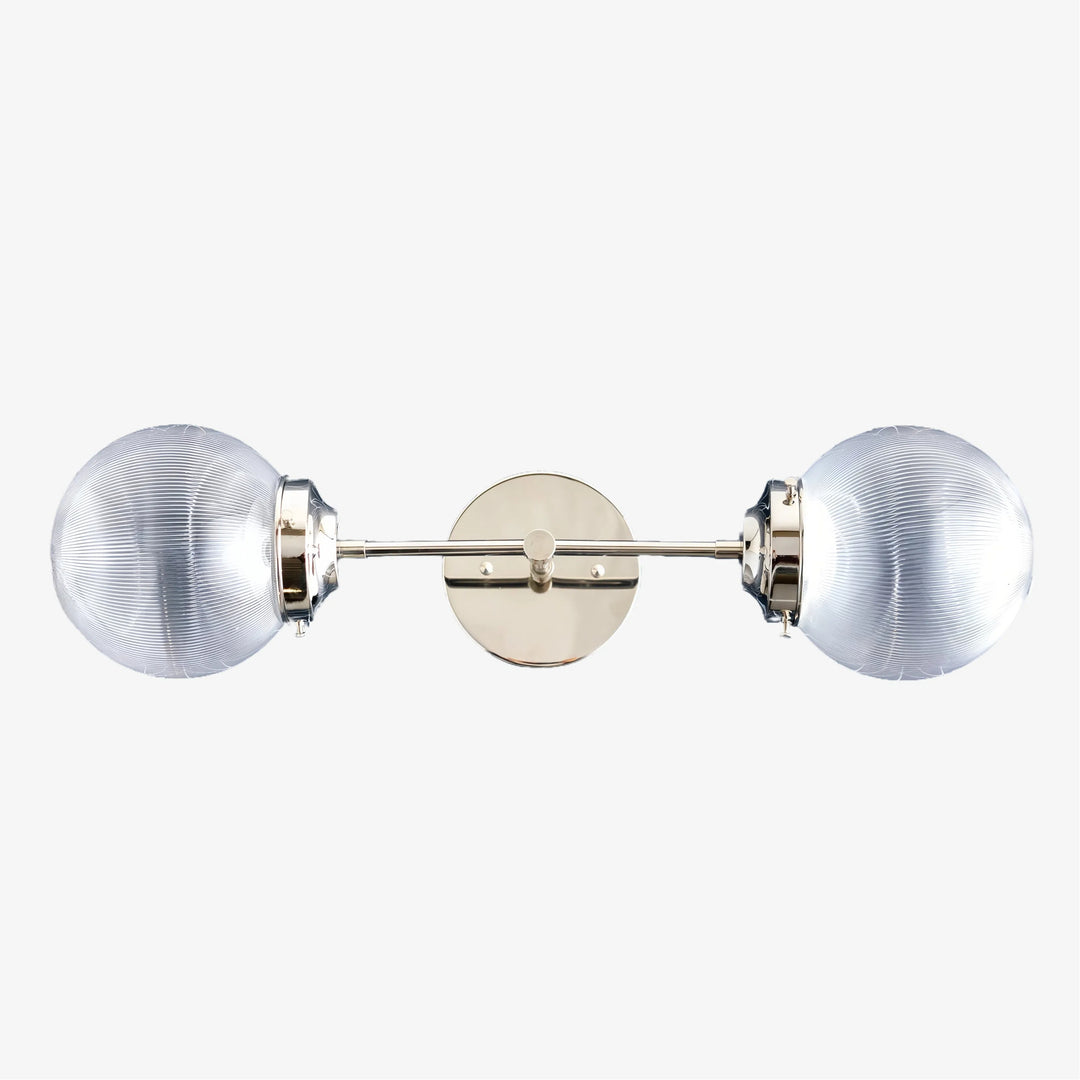 Lumio Globe Versatile Vanity Sconce - Dimmable Light for Bathroom and Hallway Use