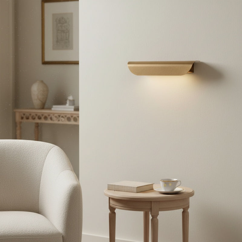 Applique da parete moderna in metallo Hidra – Applique minimalista a luce diretta verso il basso per case moderne