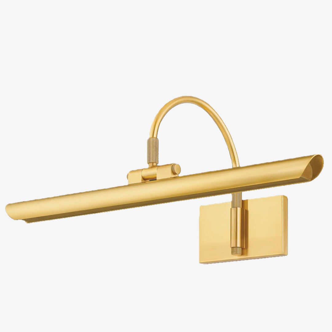 Aurix Schilderijlamp – Smalle Kap Kunstverlichting Metalen Afwerking Wandarmatuur voor Galerie