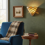 Afbeelding laden in galerijweergave, TF Pearl Elegante glazen wandlamp – wandkandelaar voor lounge, slaapkamer of gang