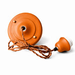 Cargar imagen en el visor de la Galería, Eaveside Skirt Vintage Fabric Shade Pendant Light
