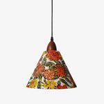 Bild in die Galerieansicht laden, Liberty-Style Floral Fabric Pendant Light