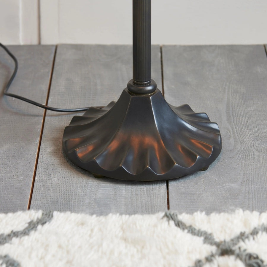 TF Fargo geometrische art deco Tiffany vloerlamp voor hoekverlichting in de woonkamer