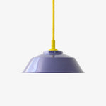 Carica l'immagine nella visualizzazione Galleria, Memphis pendant with cobalt blue shade and yellow cord