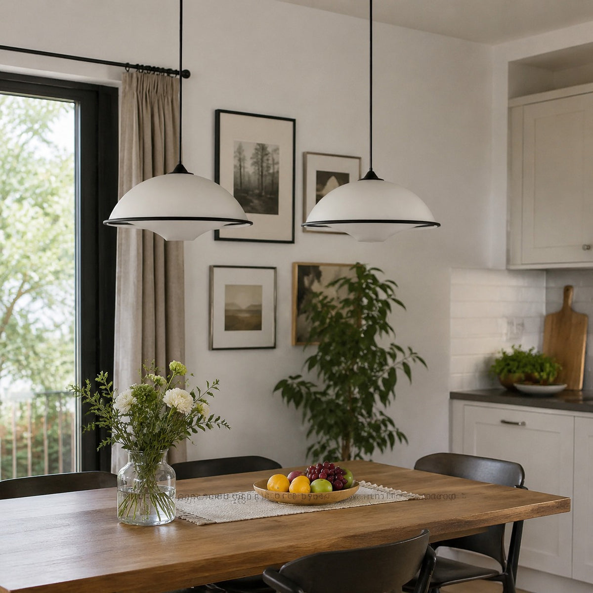 dining table pendant lamp scene