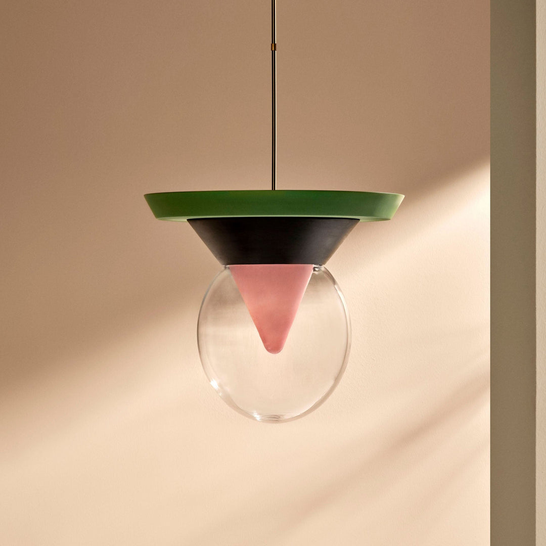 Lampa wisząca Eirene ze szkła