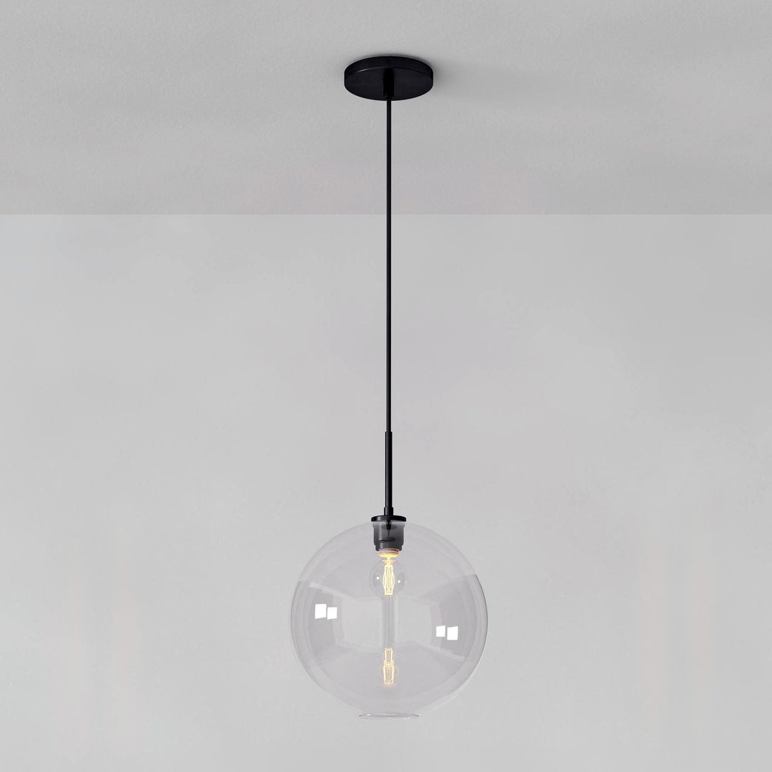 Selvion Sculptural Globe Pendant Light - Modern Glass Pendant Lamp - Sleek Design