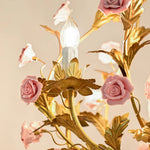Bild in die Galerieansicht laden, Keramik Rosen Kronleuchter